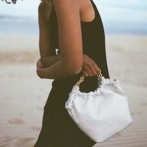 Demellier London The Small Miami off-white smooth bag